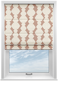Construct, Ginger - Twist&Fit Roman Blind
